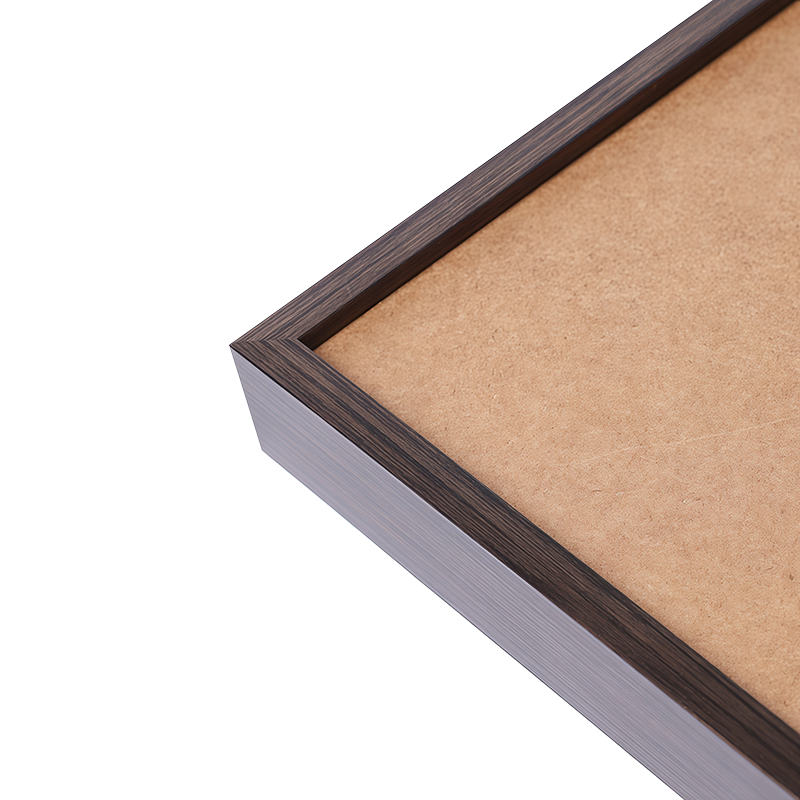 Narrow Frame Wood Texture PVC Picture Frame