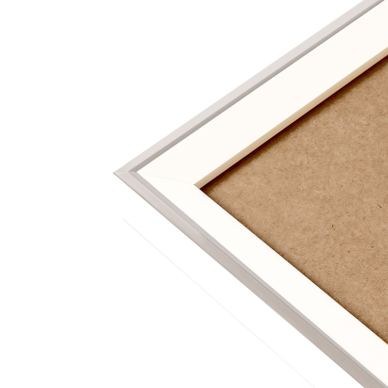 Inner Beveled Metallic Edge PVC Picture Frame