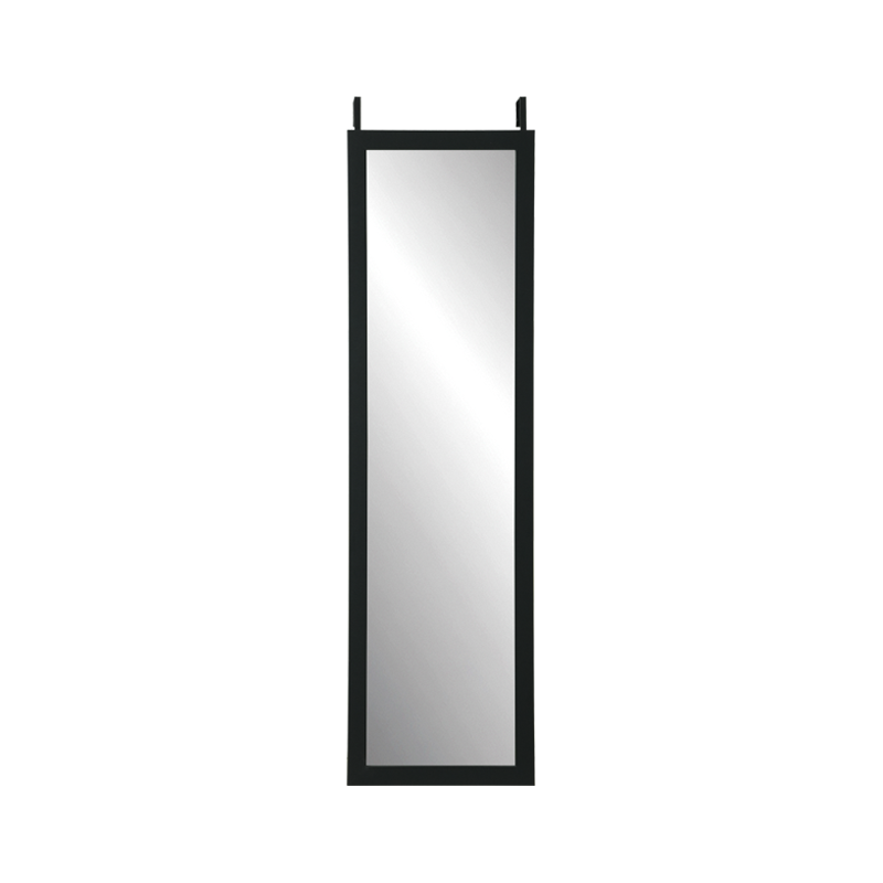 Black Border Rectangle Mirror With Hook