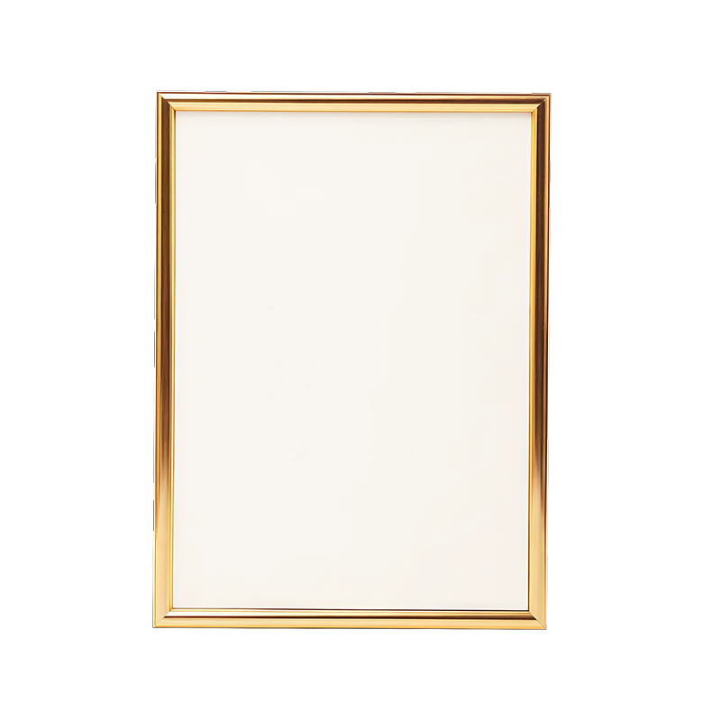 Bright curved surface Aluminum Picture Frame