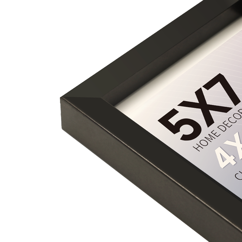 MDF1525 Flat Black Paper Wrapped MDF Picture Frame