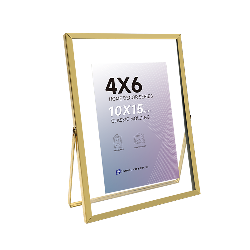 Modern Single Display Gold Photo Frame