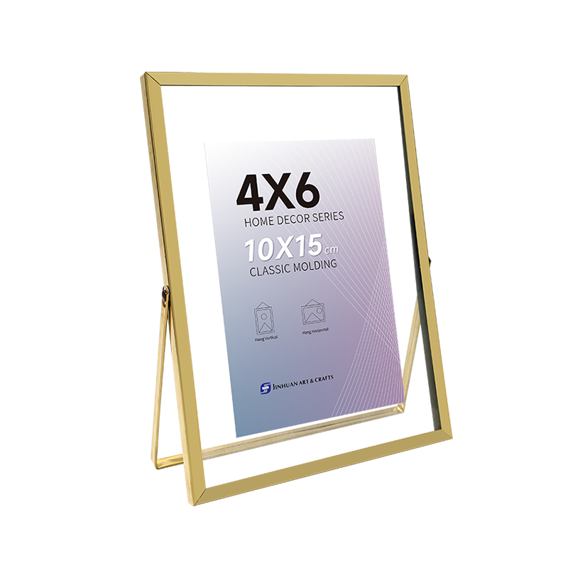 Double-Layer Transparent Iron Frame Wrought Iron Photo Frames