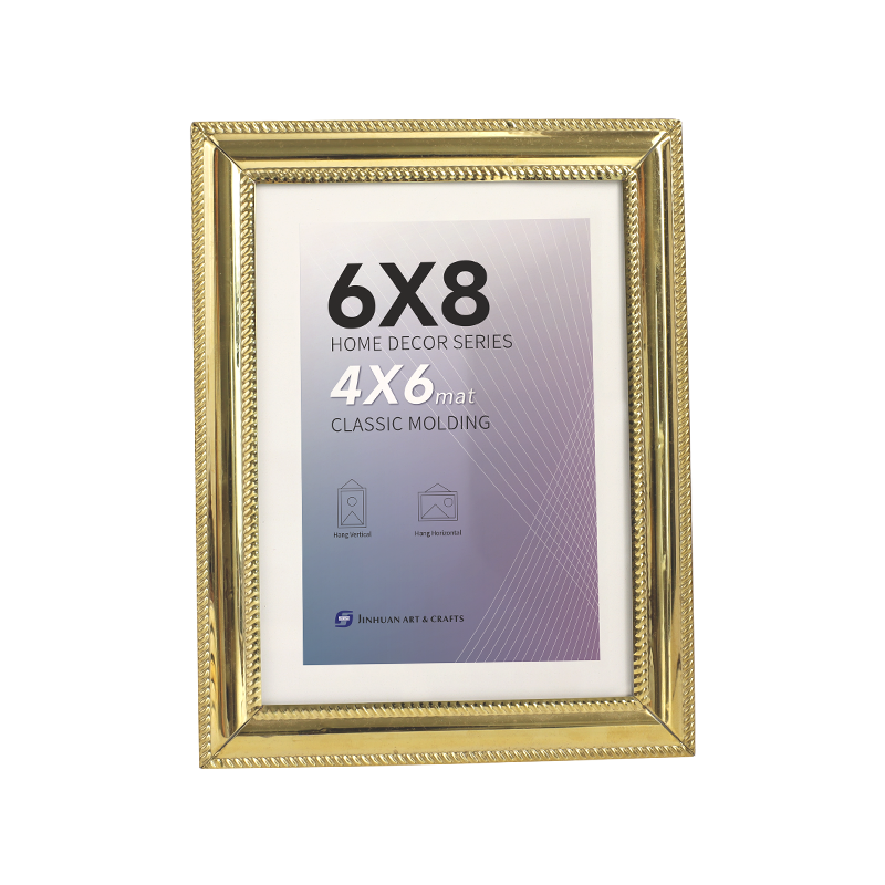 Inner And Outer Double-Sided Twisted Pattern Wrought Iron Photo Frames