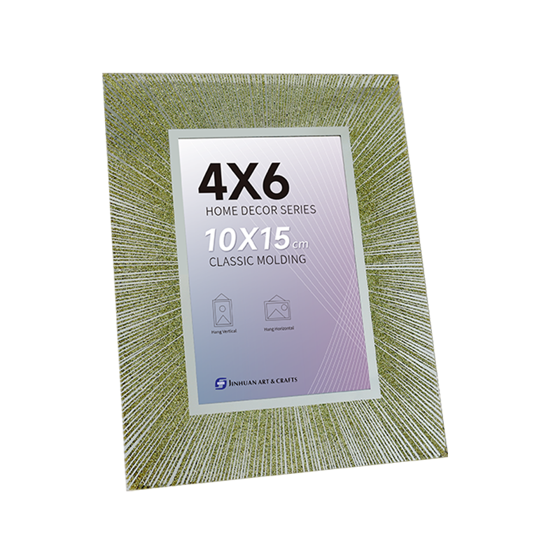 Diffused Striped Glass Photo Frame