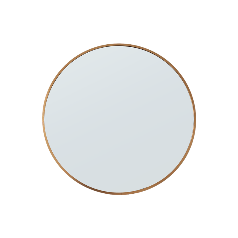 GL0828 d61 Circular Narrow Flat Surface Mirror