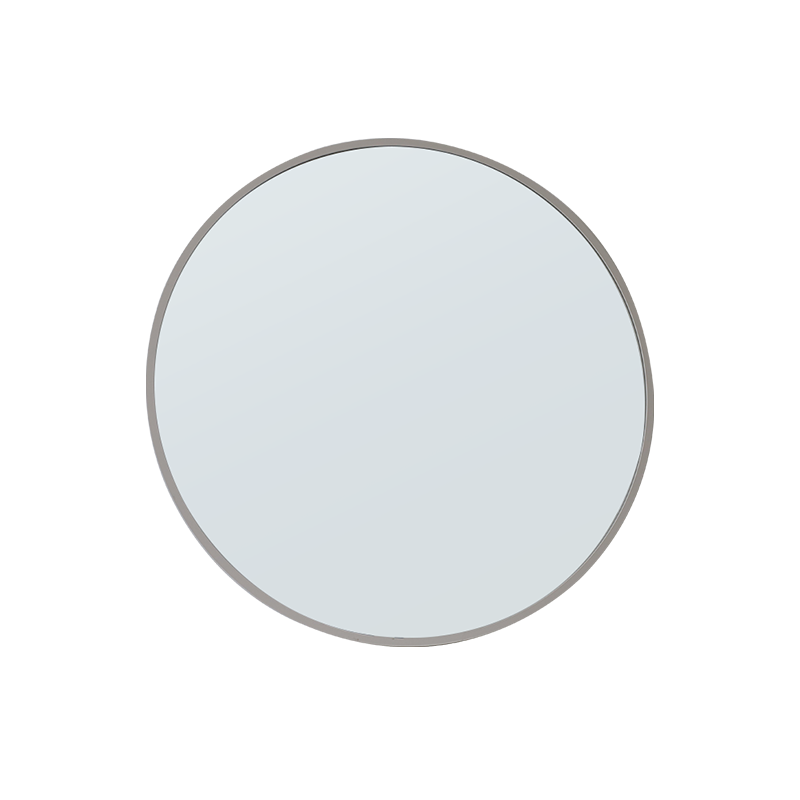 GL0825 d50 Narrow Flat Surface Modern Round Wall Mirror