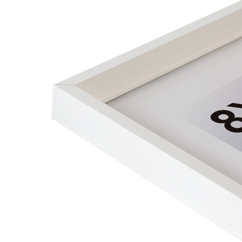 MDF 10A25 White With Mat Picture Frame